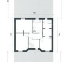 Implantation de la maison sur le terrain (étude commerciale)