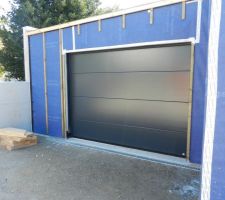 Porte de garage extérieur Gris anthracite