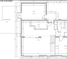 Plan du rez de chaussée