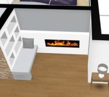 Dernier essai coin feu (avec banc béton).