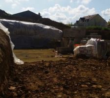 Terrain apr&egrave;s &eacute;boulement