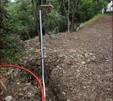 Robinet de jardin.
