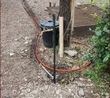 Robinet de jardin.