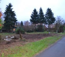 Notre terrain avant le d&eacute;but du chantier