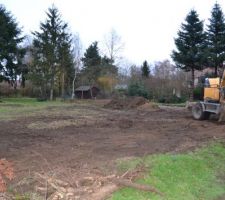 Notre terrain avant le d&eacute;but du chantier