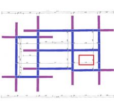 Plan des fondations suite à l'étude des sols