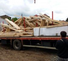 Livraison charpente
