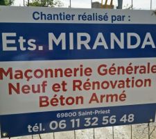 Le panneau du maçon