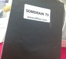 Somdrain T5 - Partie pvc pour étanchéité