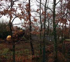 Le terrassier en action