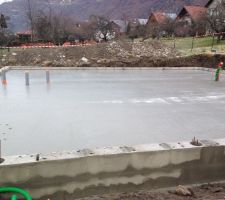 Premiere semaine de chantier ! Dalle faite