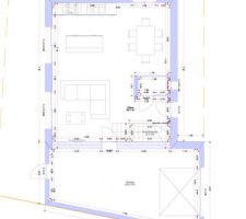 Plans quasi-définitifs avant passage au bureau d'étude et chez l'architecte conseil du lotisseur