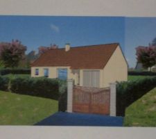 Insertion Graphique de notre maison sur notre terrain