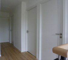 étage (porte fin de chantier)