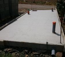 Futur abris de jardin et local technique pour la piscine