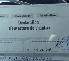 dclaration d'ouverture de chantier