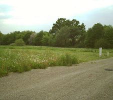 Préparation du terrain pour le terrassement.