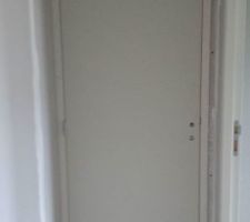 Porte WC étage