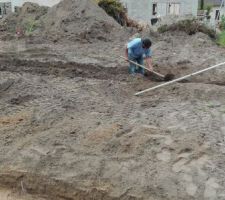 Pelleteuse pour le terrassement
