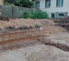 Fouilles en rigoles pour fondations