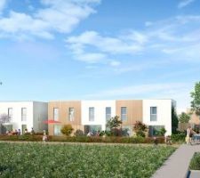 Illustration des futures maisons (livraison prévu à partir du 4éme trimestre 2017)