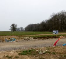 Terrain vu de face