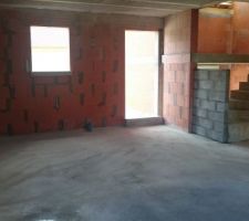 Muret agglos 20 à l'entrée