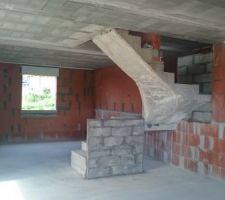 Muret agglos 20_Escalier RDC