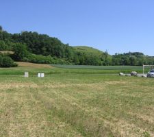 Photo prise au fond du terrain