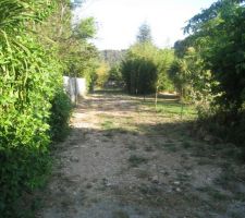 Partie du chemin d'accès