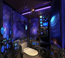 Wc deco spatiale