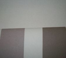 Le choix des papiers peints : celui du bureau.