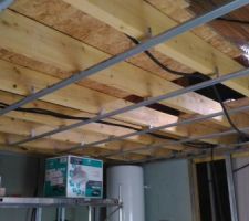Plafond en construction