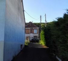 Vue sur le côté gauche