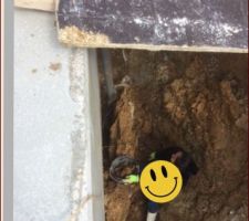 Moi. Libérer le drain des éboulements