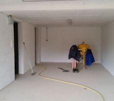 Sous sol peinture terminée