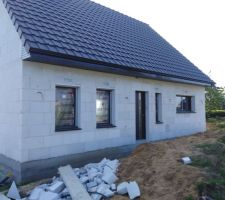 Pose des goutti&egrave;res