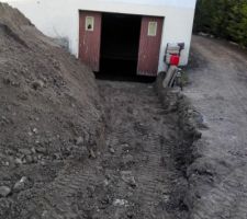 Entrée du garage