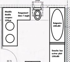 Plan salle de bain