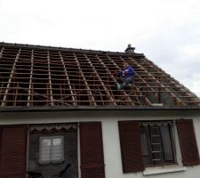 D&eacute;marrage du d&eacute; tuilage