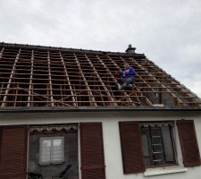 D&eacute;marrage du d&eacute; tuilage