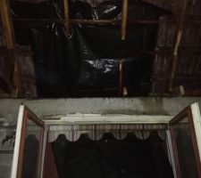 D&eacute;coupe des solives pour pr&eacute;-positionner les doucines