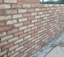 1er jour de travail apr&egrave;s s&eacute;chage de la dalle