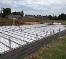 Mise en place des poutrelles - hourdis