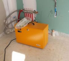Mise en chauffe du plancher chauffant