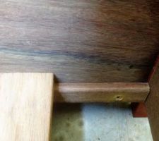 Fabrication de 11 jardinières dans les chutes des lames en Ipé du balcon