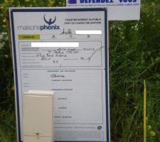 Affichage du panneau,je lui ai trouvé un petit copain...il sera moins seul !