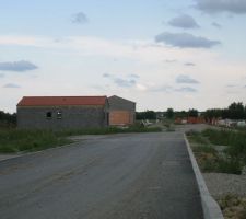 Vue entrée dans lotissement-face nord