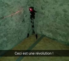 Niveau laser prété par un ami "ohhhhh bonheur !"
