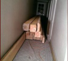 Nouvelles poutres du plancher !